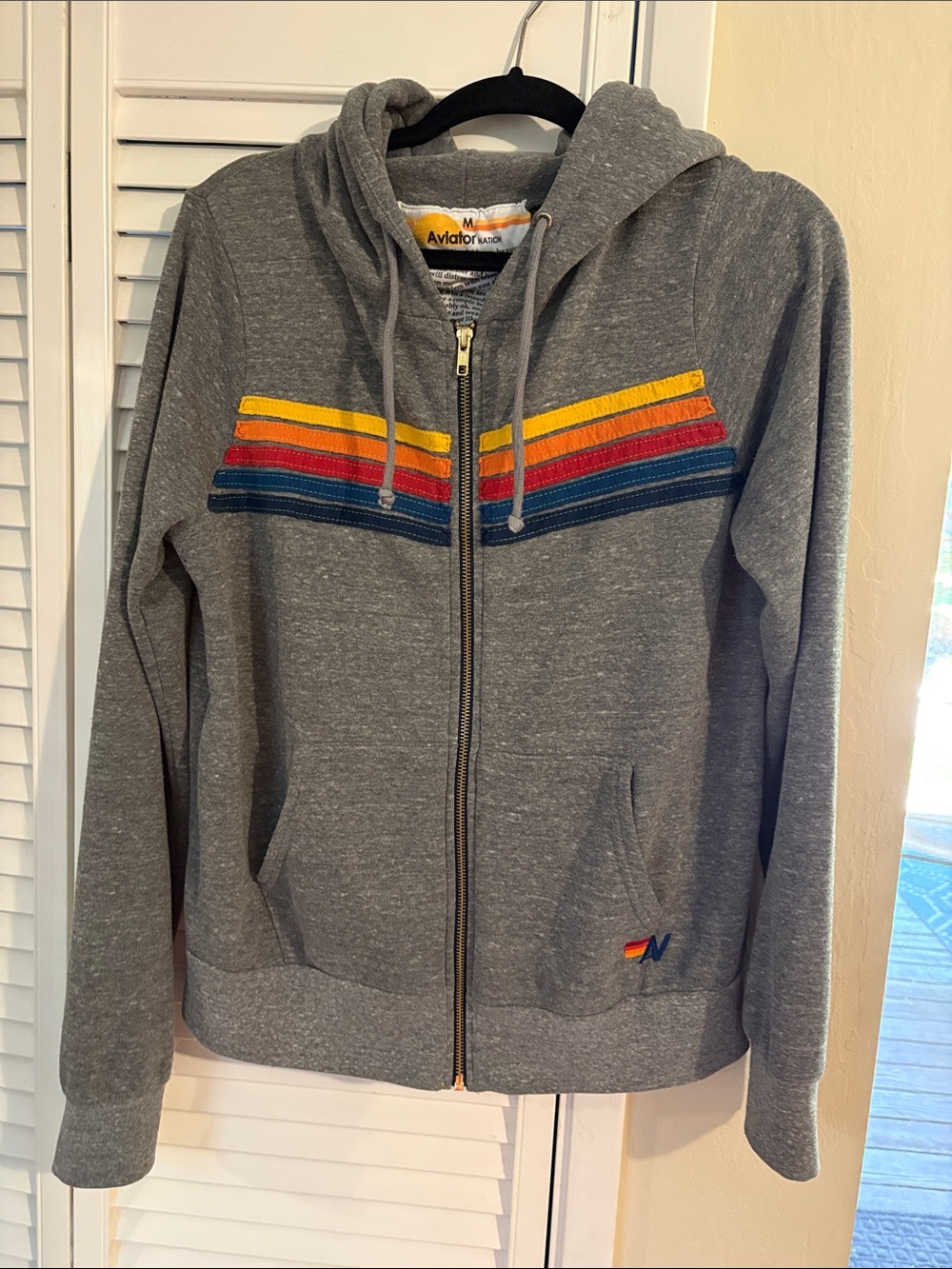 Aviator Nation Zip Hoodie medium